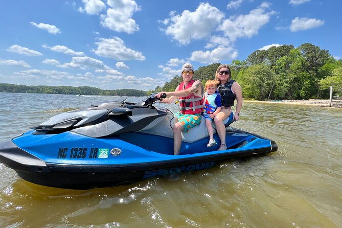 1.5 hour Jordan Lake Sea Doo Rental - up to 3 people/1 jetski - Good To Know