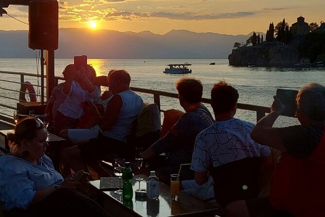 1.5 Hour Ohrid Lake Sunset Cruise - Views of St. Jovan Kaneo Church