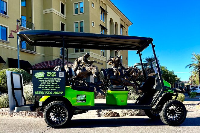 1.5 Hour Stretch Limo Golf Cart Tour, Ultimate Old Town Exploration - End Point and Cancellation Policy