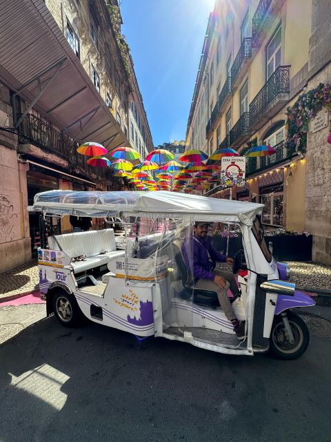 1.5 Hour TukTuk Tour - Lisbon Chiado & Principe Real - Tour Details