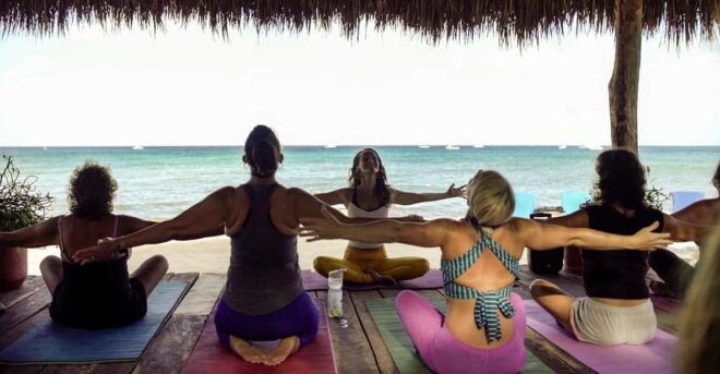 1 Day of Yoga With Bike Tour to the Cozumel Cenote - Included Activities and Meals