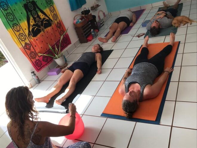 1 Day of Yoga With Bike Tour to the Cozumel Cenote - Yoga Class