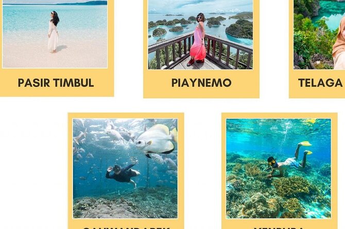 1-Day Piaynemo Raja Ampat Tour Hopping Island Depart From Sorong - Tour Details