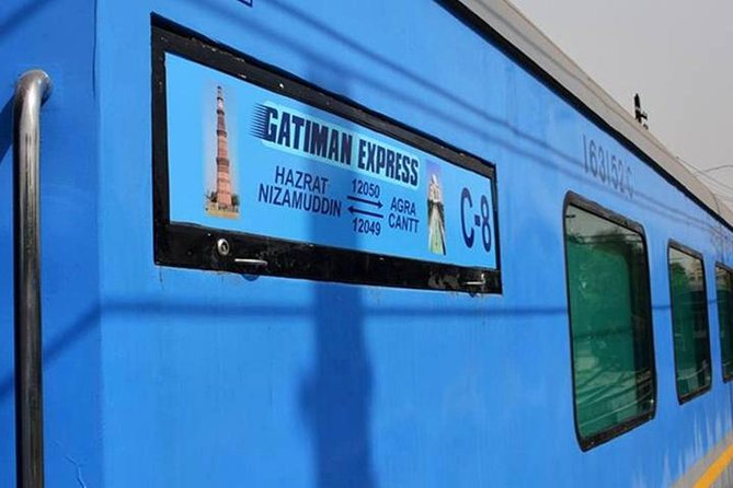 1 Day Taj Mahal Tour & Agra Fort by Gatimaan Express From Delhi - Gatimaan Express Train Journey