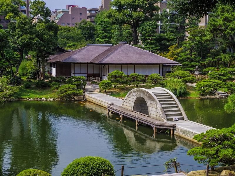 1-Day Tour: Hiroshima Hidden Gems & Highlights - Shukkei-en: pond paths, bridges and tea houses