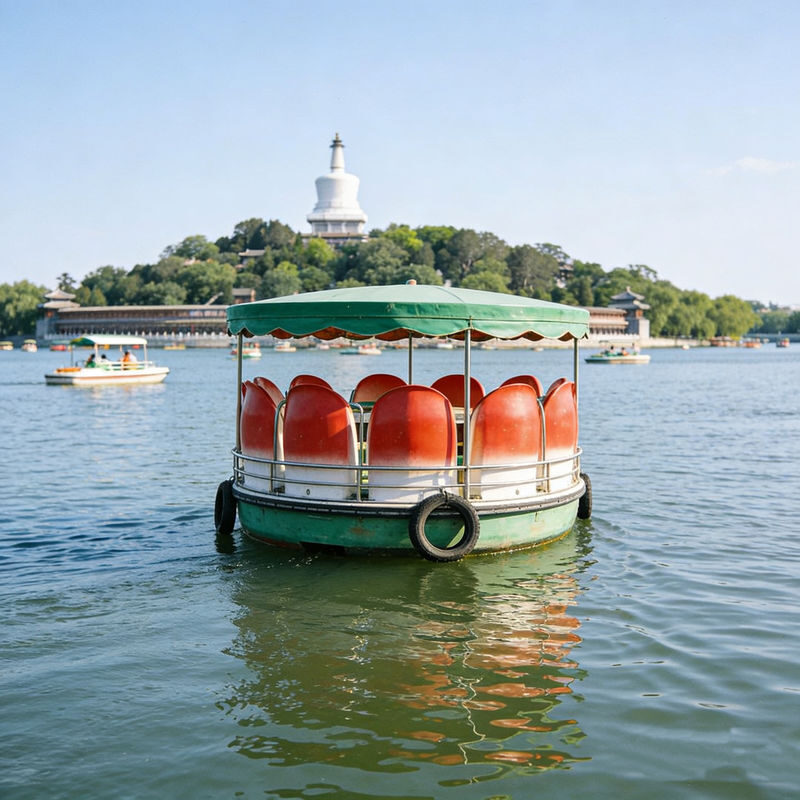 1-Day Tour of Beijing Summer Palace + Jingshan Park + Beihai Park + Yuyuantan Park - Beihai Park: flowers among royal stories