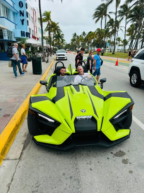 1 Hour 30 Minutes Slingshot Rental in Miami - Good To Know