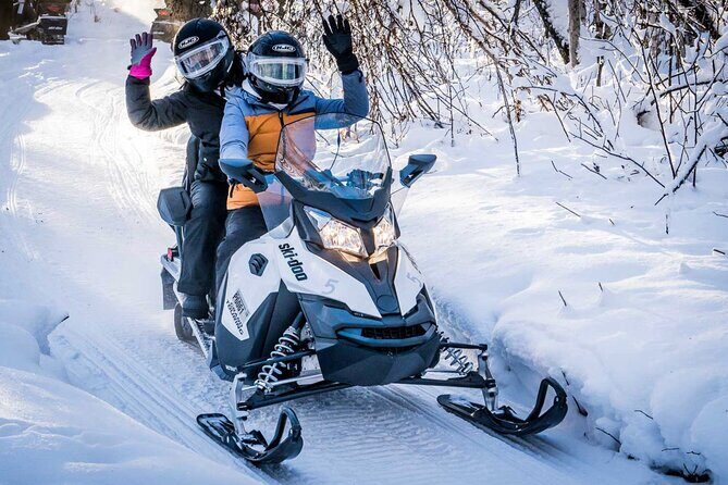 1 Hour Double Rider Snowmobile - A Closer Look at the 1 Hour Snowmobile Adventure