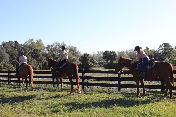 1 Hour Guided Horseback Trail Ride Rock Springs Run State Reserve - Frequently Asked Questions