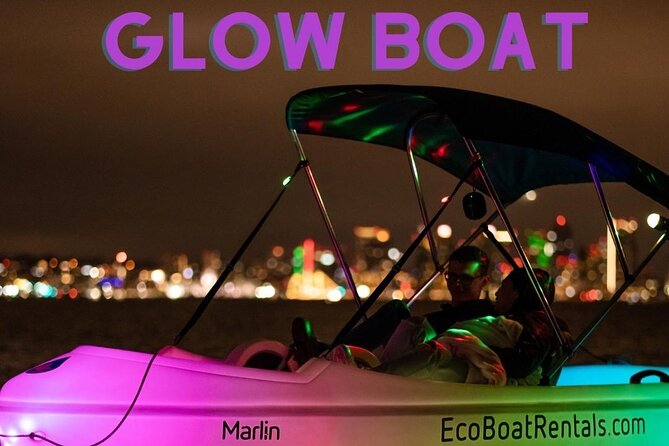 1 HOUR Pedal Boat Day Rental or Glow Boat in San Diego-Check Time - Check-in and Parking