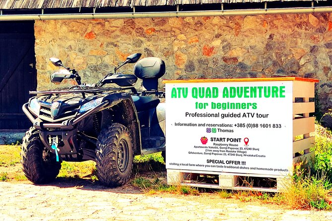 1-Hour Quad Activity in the Forests Around Rastoke & Plitvice Region - Additional Info