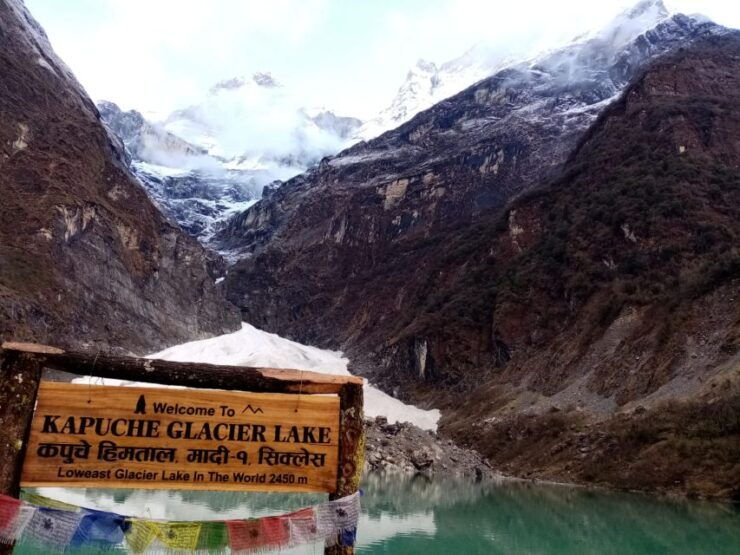 1 Night 2 Days Kapuche Glacier Lake Trek From Pokhara - Availability and Booking
