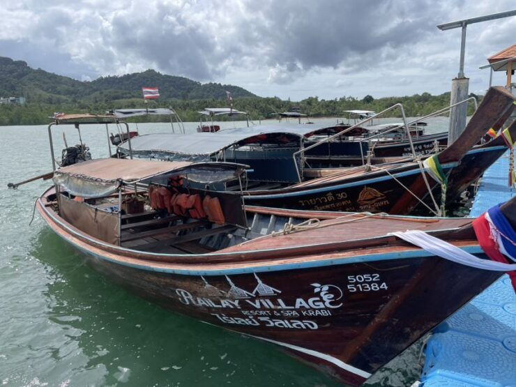 (1 Way) Join Boat From Ao Nam Mao to Railay - Activity Details for Boat Transfer