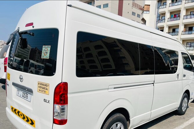 10 Seater Toyota Haice Tourist MiniVan Rental Dubai - Child Seat Availability
