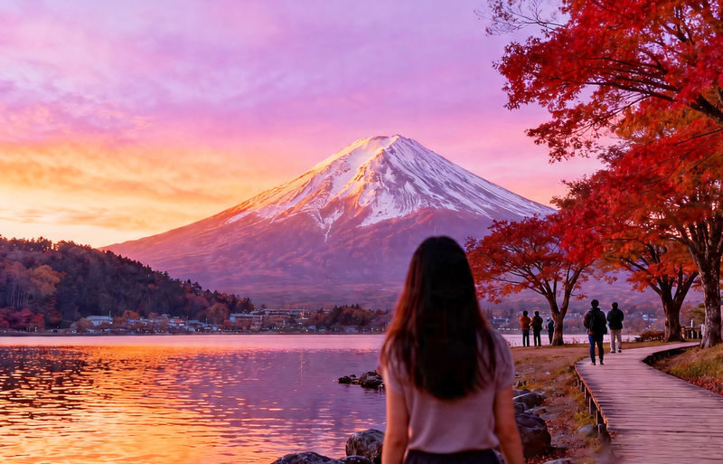 12:30 Departure - Mount Fuji with free dinner set - Kawaguchiko, Oishi Park, Oshino Hakkai, Illumination tour - Key points to know before you go