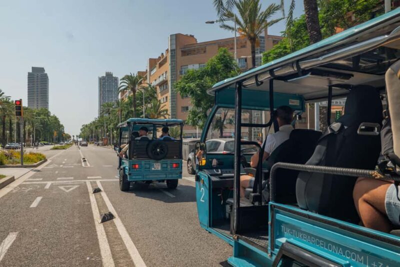 1,5-Hour Barcelona City & Beach Private Tuk-Tuk Tour - A Fun and Eco-Friendly Way to Cover a Lot of Ground