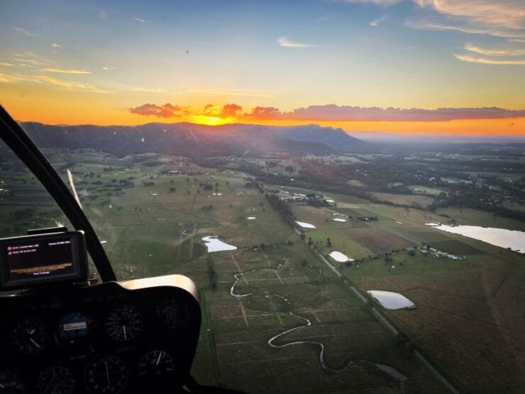 15 Minute Helicopter Scenic Flight Hunter Valley - Duration and Tour Guide Information