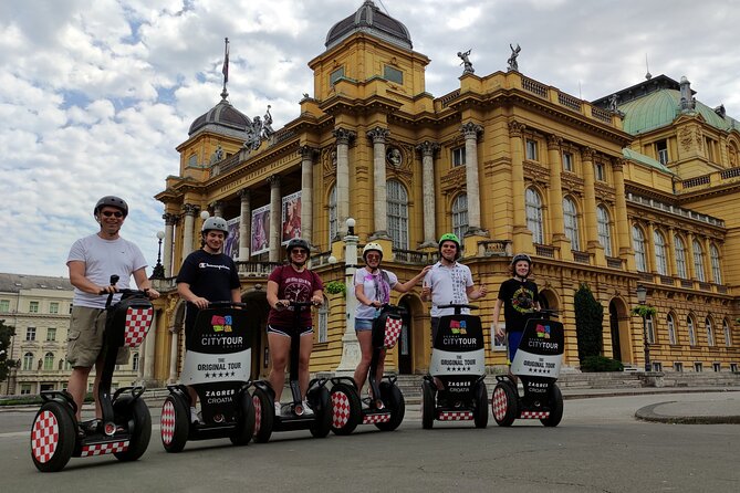 (180min) Zagreb Leisure Tour-More Ride up to the Mirogoj Cemetery - Segway Ride Highlights