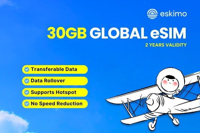 1GB -30GB Global Data Plan, Stay Connected Wherever you go - Cost Versus Value