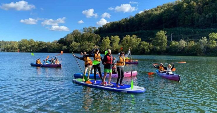 1h30 of Supersize Paddle on the Saône River Near Lyon - Booking Information