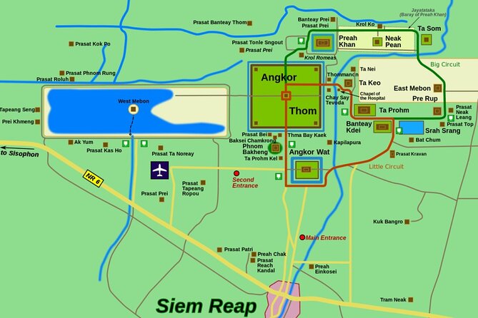 2-Day Sunrise Angkor Wat, Small Tour and Big Tour - Directions and Cancellation Policy