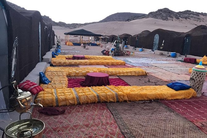 2-Day Zagora Tour From Marrakech Including the Atlas Mountains, Camel Trek and Desert Camp - Campsite and Accommodations Information