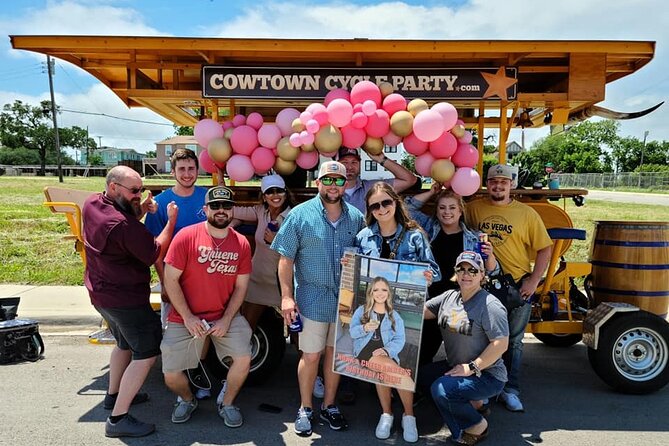 2-Hour BYOB Cowtown Cycle Party for 6-15 Happy Adults in FW - Reviews