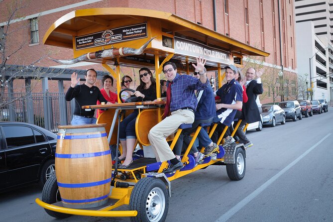 2-Hour BYOB Cowtown Cycle Party for 6-15 Happy Adults in FW - Questions?