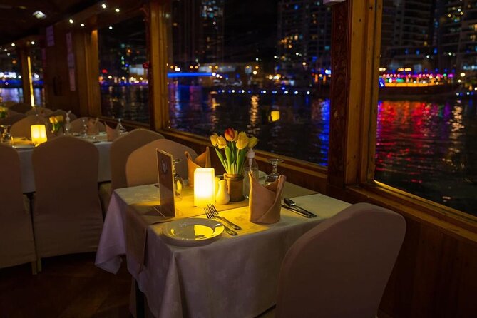 2-Hour Dubai Marina Dinner Cruise - Dining Experience