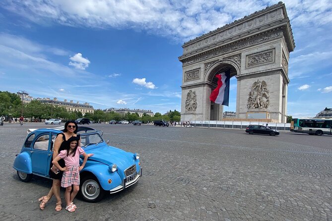 2 Hour Private Guided 2CV Tour Experience in Paris - Tour Itinerary