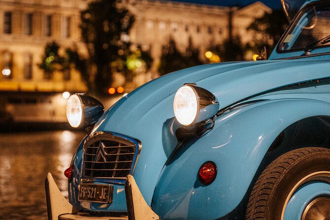 2-hour Private Night Ride in a Citroën 2CV in Paris - Tour Details