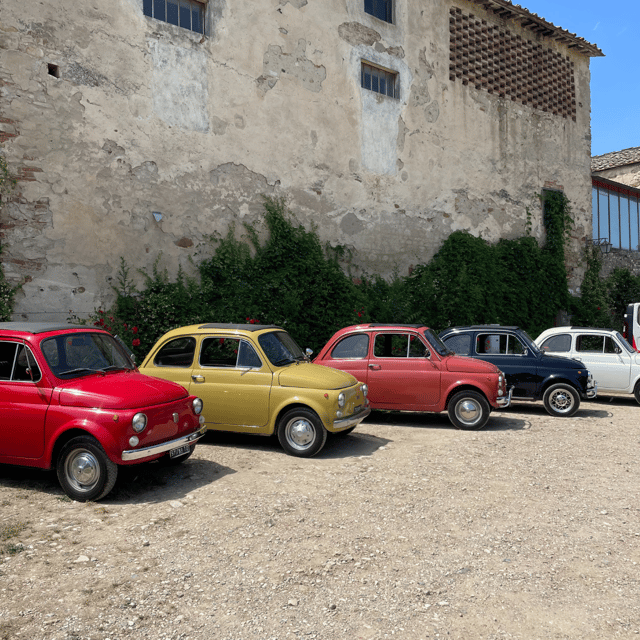 2-Hour Self Drive in the Morning in a Vintage Fiat 500 - Included Amenities