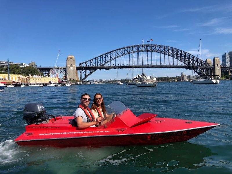 2-Hour Sydney Harbour Icons Self-Drive Boating Adventure - Under the Harbour Bridge, past the Opera House