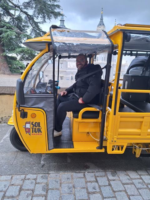 2-Hour Tuk Tuk Tour Through the Best of Madrid With Audio Guide - Inclusions and Exclusions