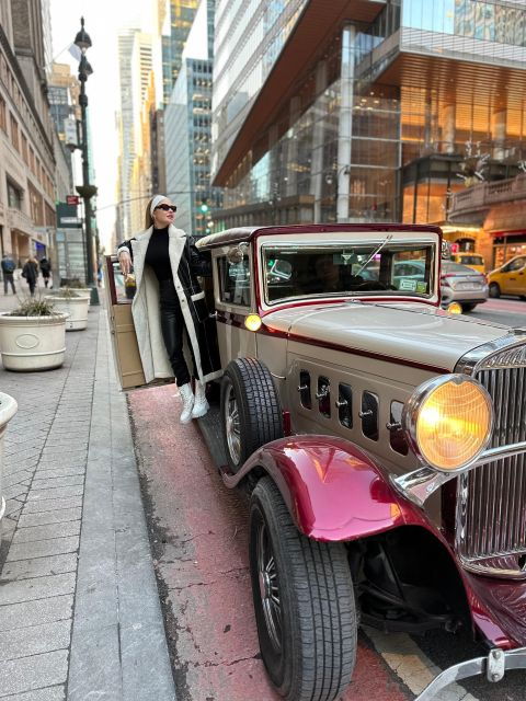 2 Hours - NYC Vintage Car Tour & Cocktail Making Class on a Yacht - Activity Details