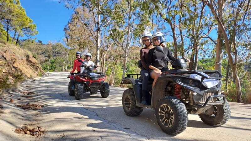 2 hours Quad Tour Marbella - 170 per Quad up to 2 people - The Sum Up