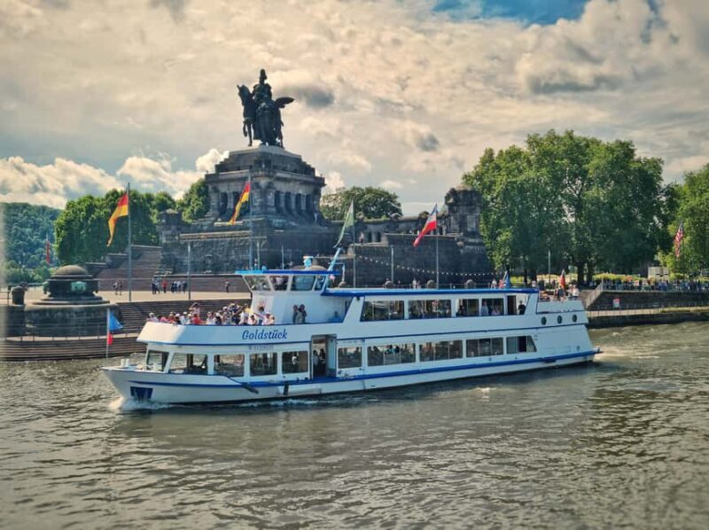 2-River Day-trip by boat to Koblenz and return from Alken - Scenic Journey through the Moselle and Rhine Rivers