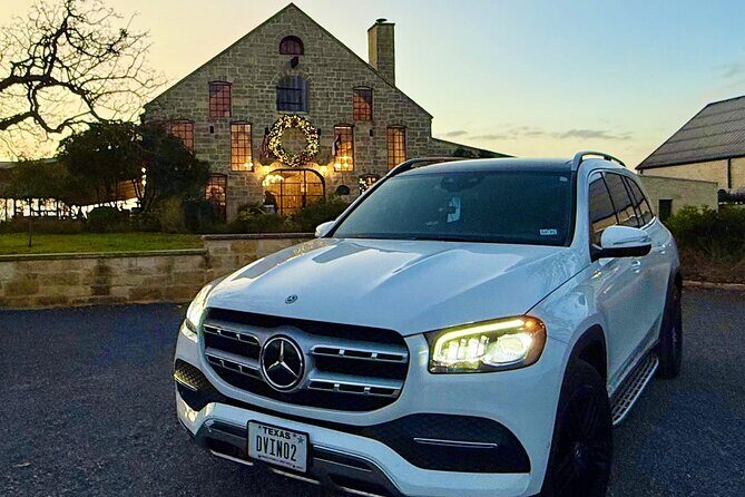2 to 5 Guests Fredericksburg Private Mercedes SUV Wine Tour - The Sum Up