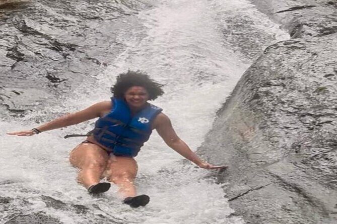 2 Tours in 1 Day: Rainforest Waterslides & Beach Tour w/Transport - Lunch and Relaxation at Kioskos de Luquillo