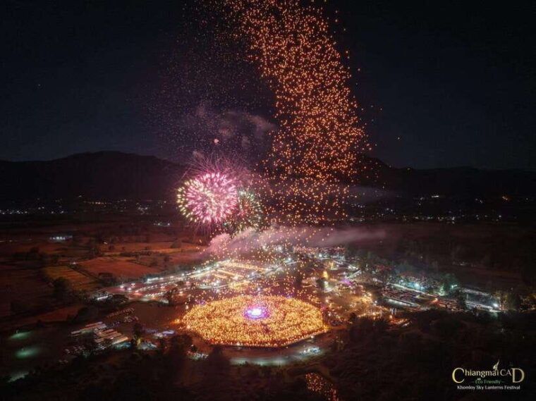 2025 Chiangmai CAD Yi Peng Khomloy Sky Lantern Festival - Inclusions