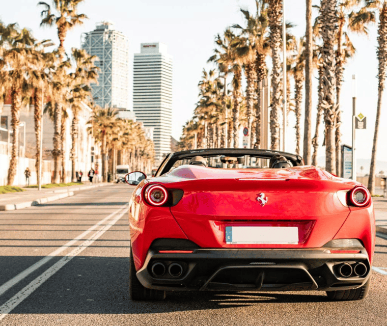 20min Supercar Driving Experience - Barceloneta Beach - Driving Route and Experience
