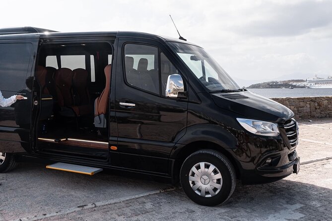 24-hour Point-Point Mykonos Airport and Port Transfers Service - Pickup Details