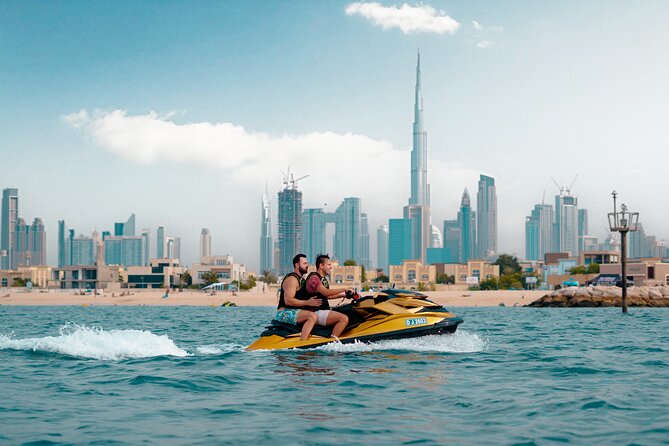 24 Karat Gold Jet Ski Adventure With Burj Khalifa View - Location and Duration