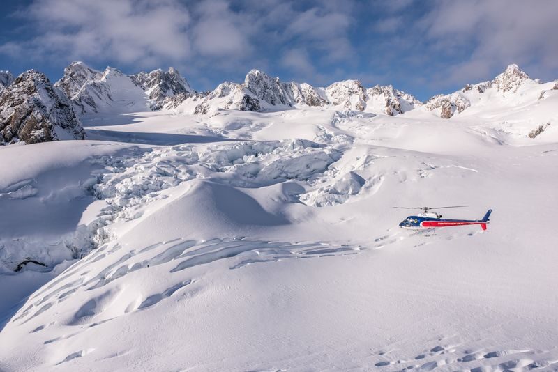 25 Minute Glacier Helicopter Flight with Snow Landing - From the check-in desk to the helipad