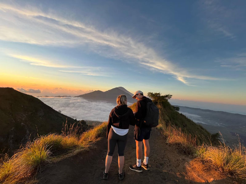 2D1N Private Mount Batur Sunrise Camping With Hot Spring - Sunrise from camp, not a pre-dawn trail