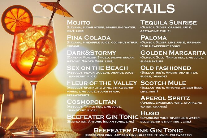 3 Cocktail Cruise Budapest - Additional Details