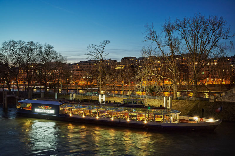 3-course Dinner Cruise on Seine River from Paris - The Eiffel Tower, the Louvre, and river-level Paris