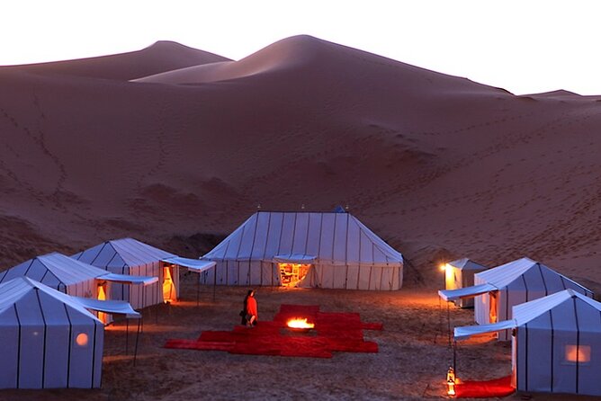 3 Day Desert Tour From Marrakech to Merzouga Dunes and Camel Trek - Accommodation and Meals