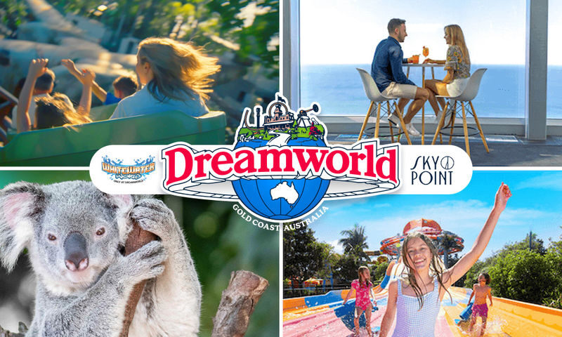 3 Day Pass to Dreamworld, WhiteWater World and SkyPoint - Key points