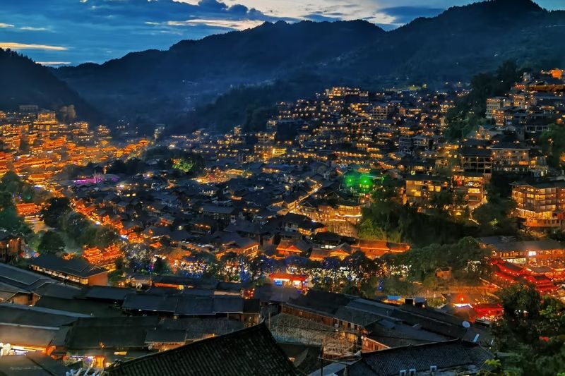 3-Day Tour of Huangguoshu Waterfall, Libo Xiaoqikong, and Xijiang Qianhu Miao Village in Guizhou (Miao Long Table Feast) - Day two: Xijiang’s wooden houses and long-table meal